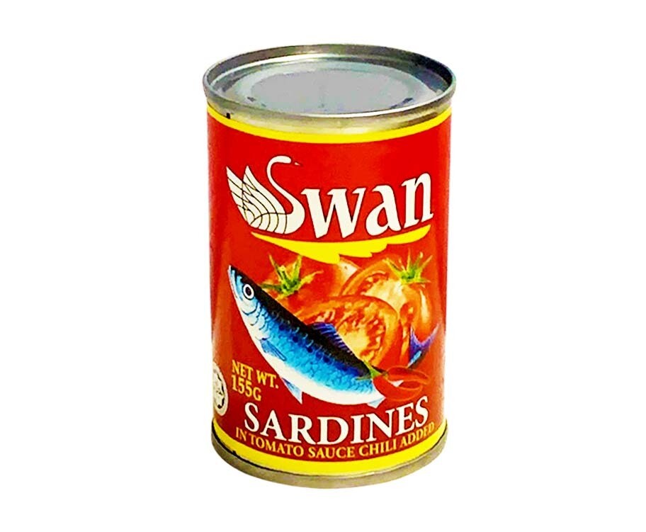 Swan Sardines in Tomato Sauce Chili Added 155g
