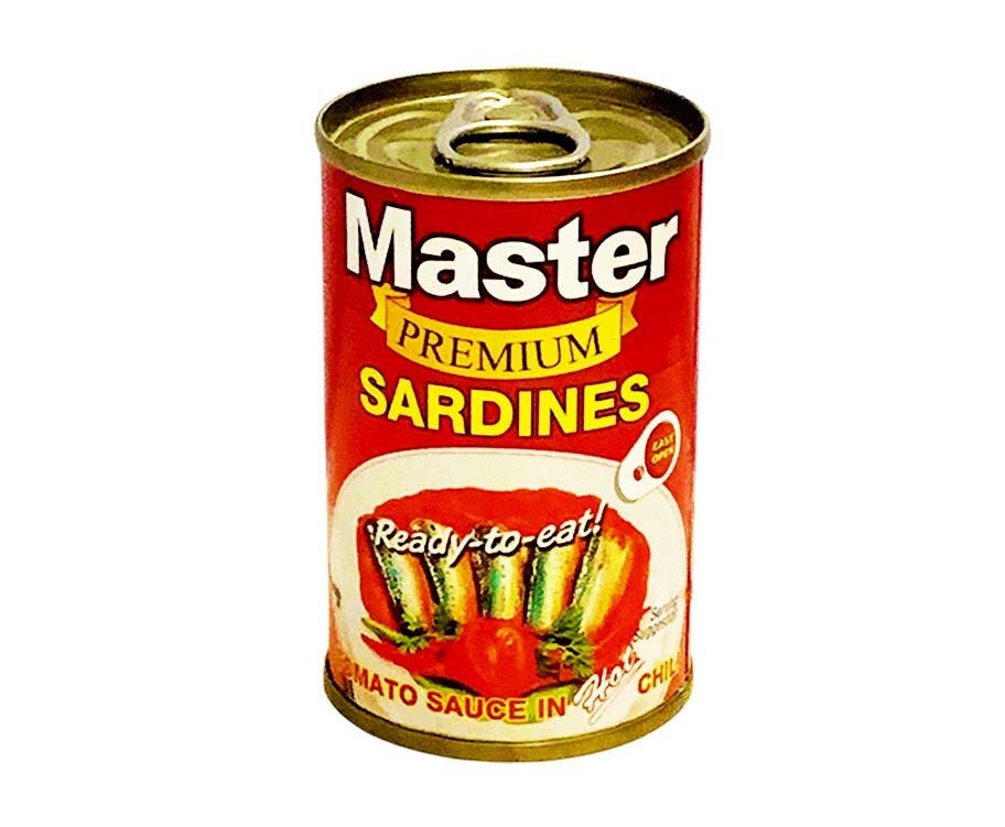 Master Premium Sardines Tomato Sauce in Hot Chili 155g