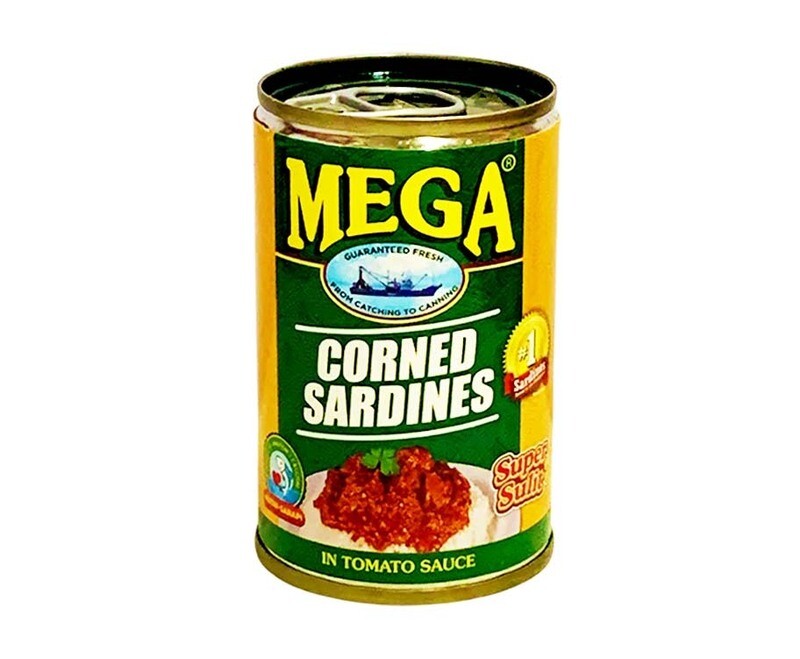Mega Corned Sardines in Tomato Sauce Super Sulit 5.5oz (155g)