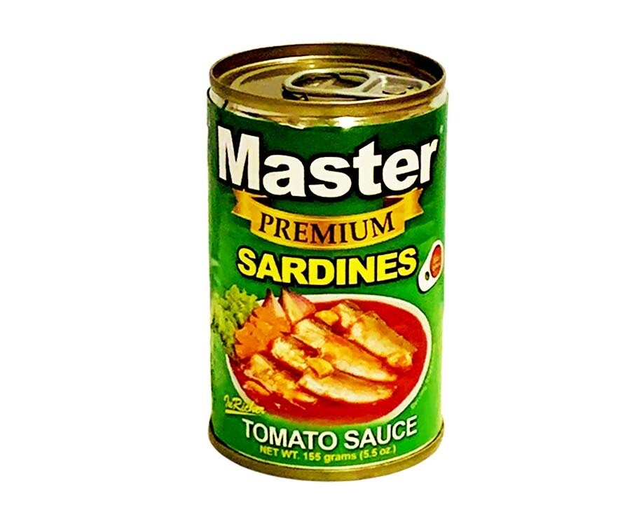 Master Premium Sardines in Richer Tomato Sauce 5.5oz (155g)