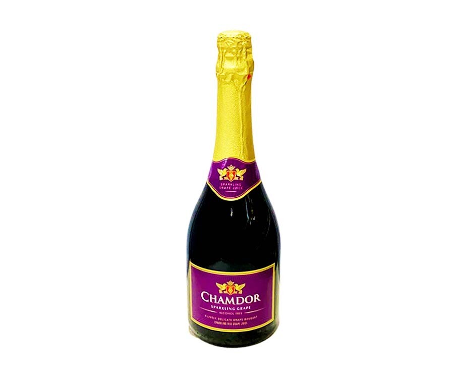 Chamdor Sparkling Red Grape Juice Alcohol Free 750mL