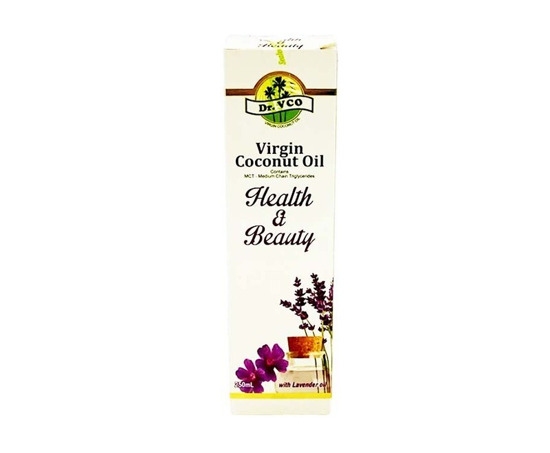 Dr. VCO Virgin Coconut Oil Health &amp; Beauty with Lavender Oil 250mL
