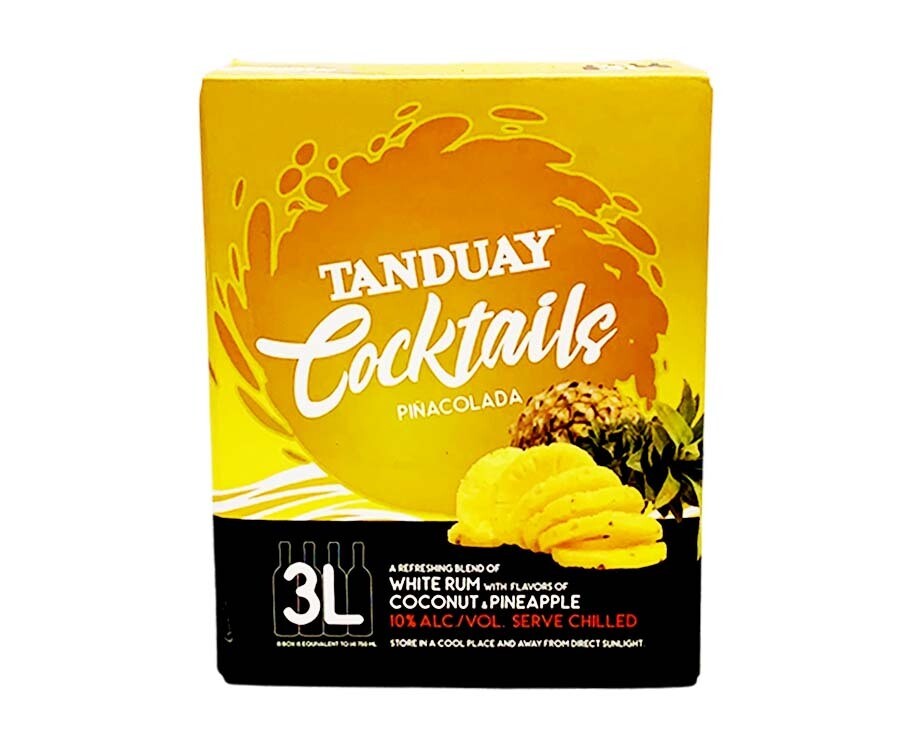 Tanduay Cocktails Piñacolada (4 Bottles x 750ml)