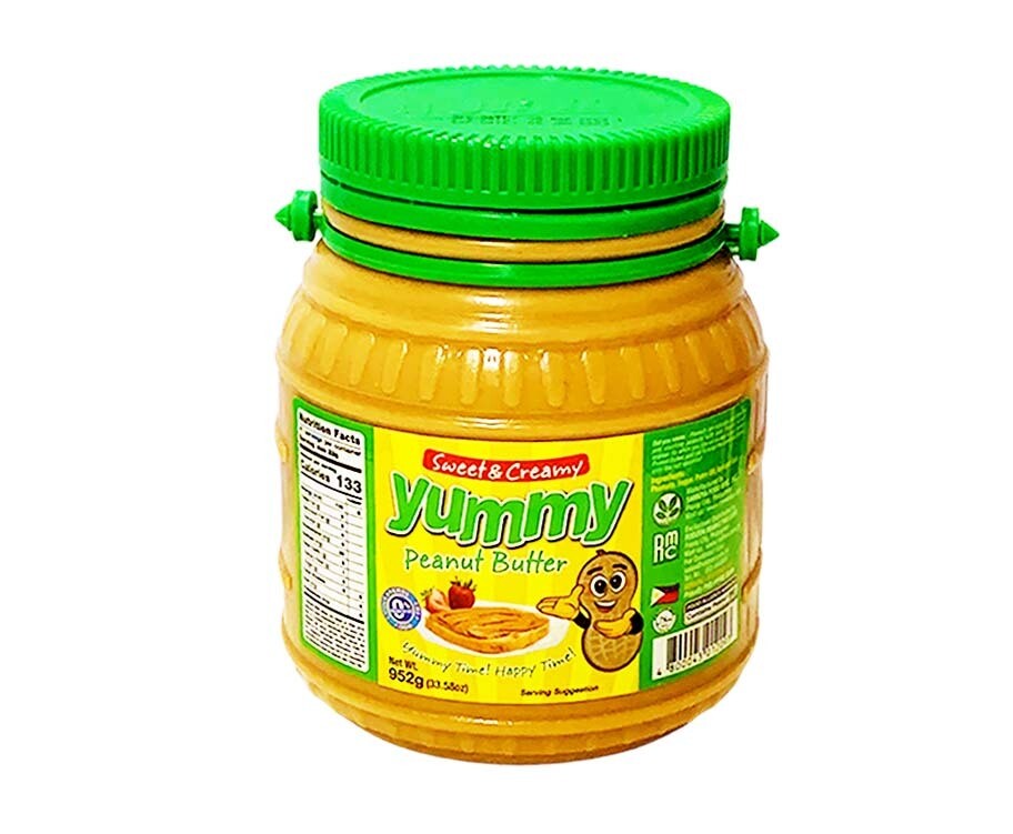Yummy Sweet &amp; Creamy Peanut Butter 33.58oz (952g)