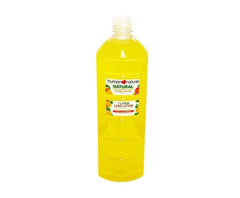 Human Nature Natural Dishwashing Liquid Grapefruit Orange 1L