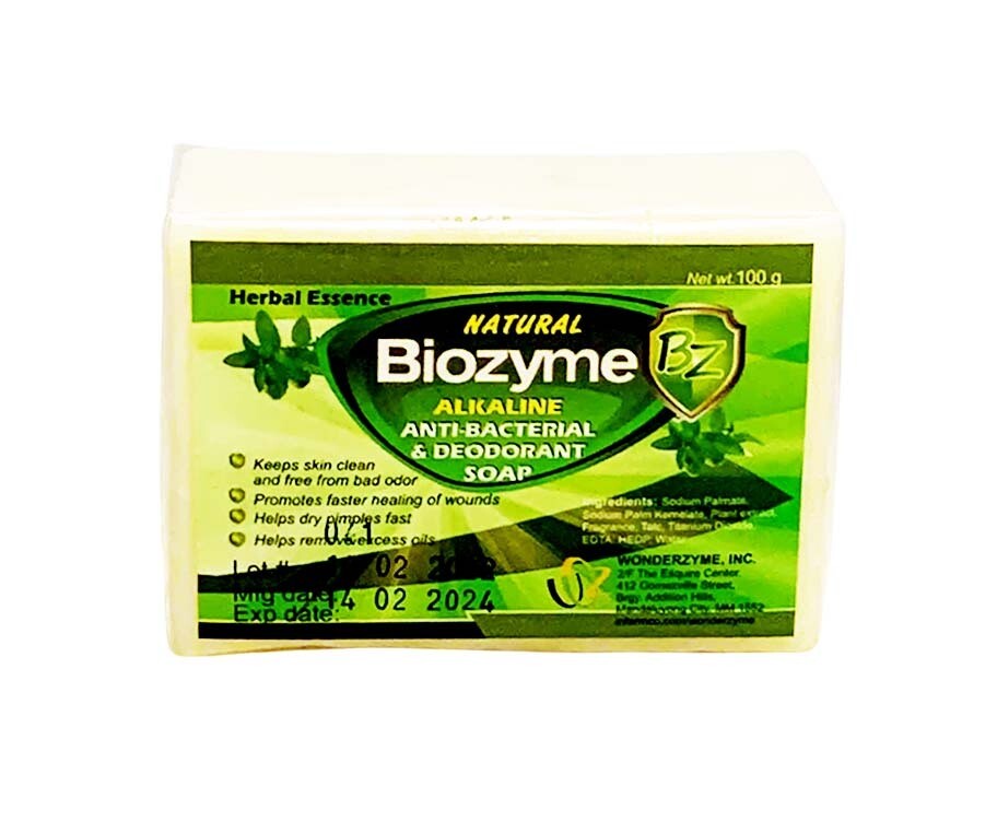 Herbal Essence Natural Biozyme Alkaline Anti-Bacterial &amp; Deodorant Soap 100g