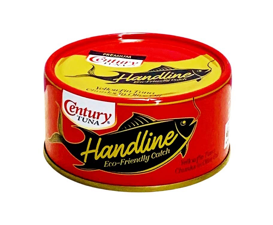 Century Tuna Handline Eco-Friendly Catch Yellowfin Tuna Chunks in Olive Oil 184g
