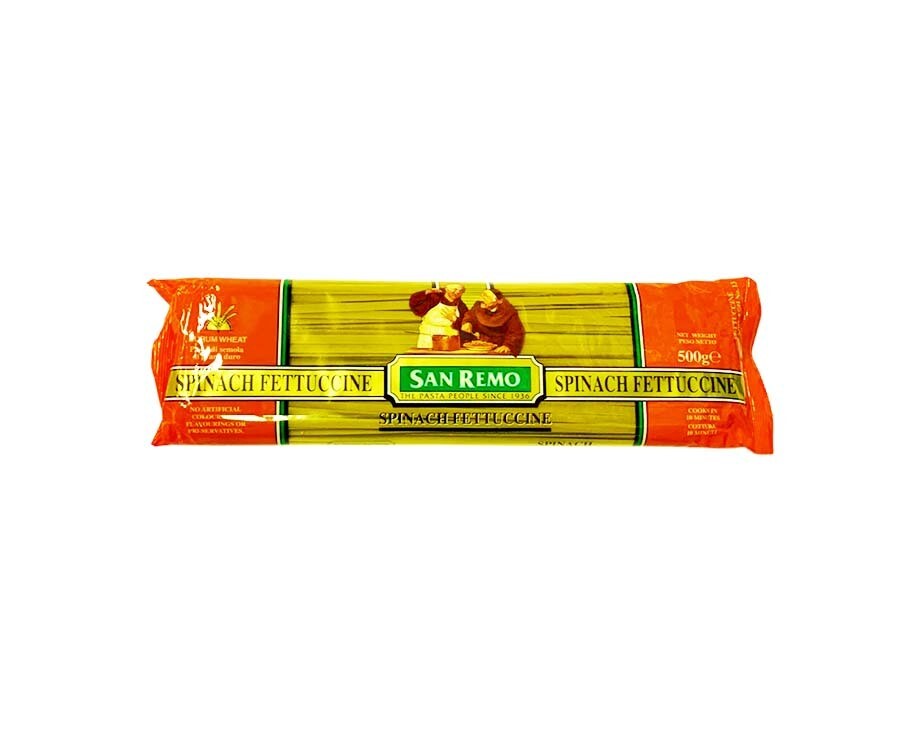 San Remo Spinach Fettuccine 500g