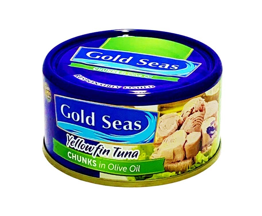 Gold Seas Yellowfin Tuna Chunks in Olive Oil 185g