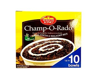 White King Champ-O-Rado with Real Cocoa & Malagkit Rice Chocolate Rice Porridge Mix 227g