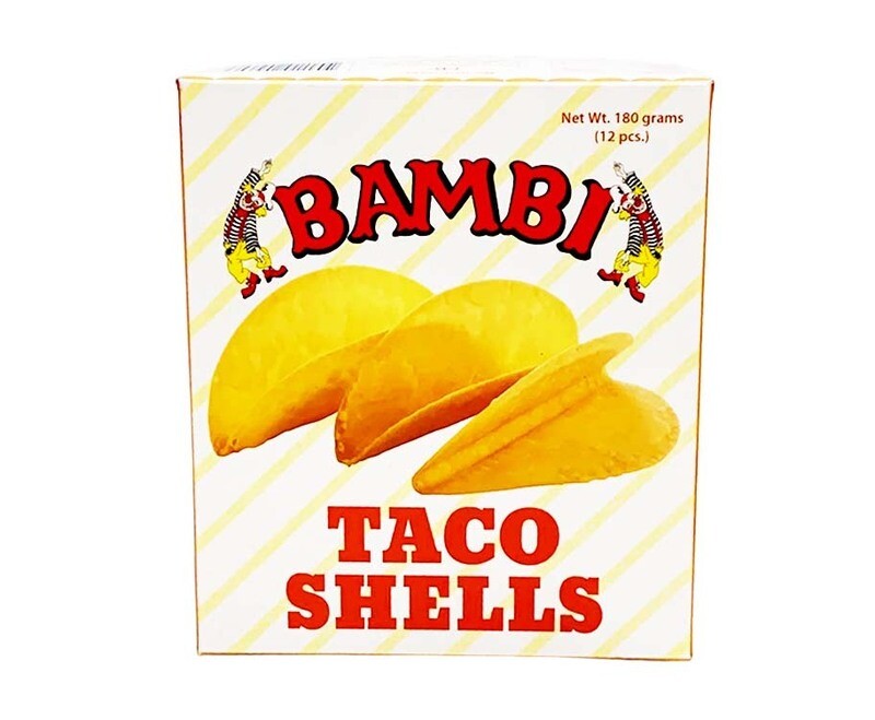 Bambi Taco Shells 12 Pieces 180g