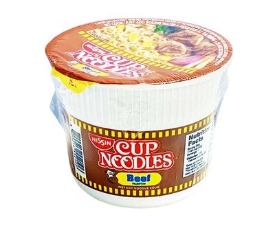 Nissin Cup Noodles Beef Flavor Instant Noodle Soup 40g
