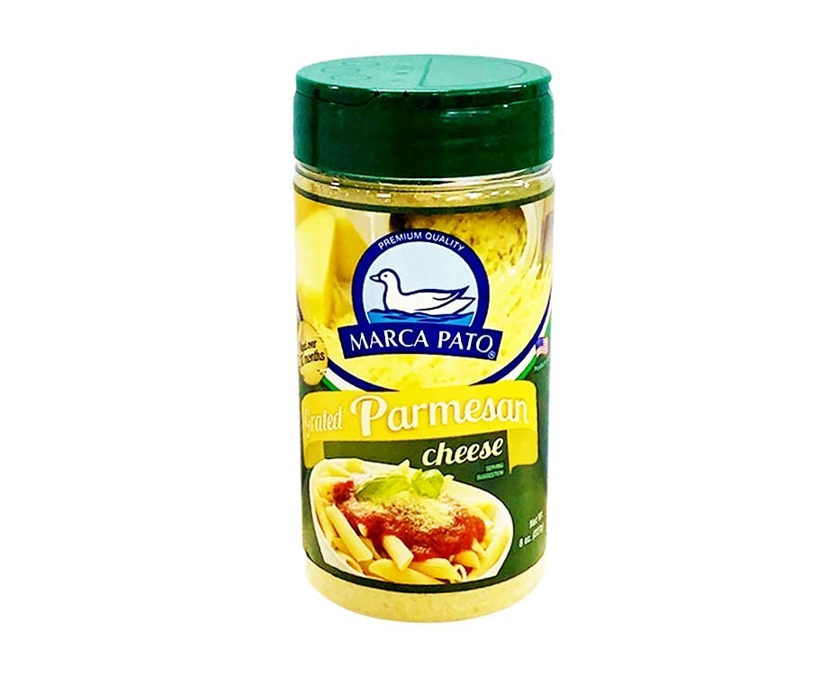 Marca Pato Premium Quality Grated Parmesan Cheese 8oz (227g)