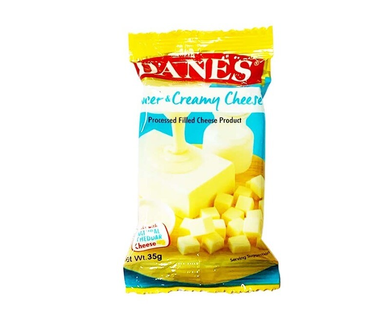 Danes Sweet &amp; Creamy Cheese Processed Filled Cheese Product 35g