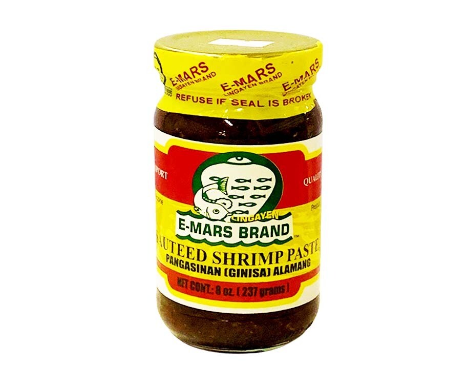 Lingayen E-Mars Brand Sauteed Shrimp Paste Pangasinan (Ginisa) Alamang 8oz (237g)