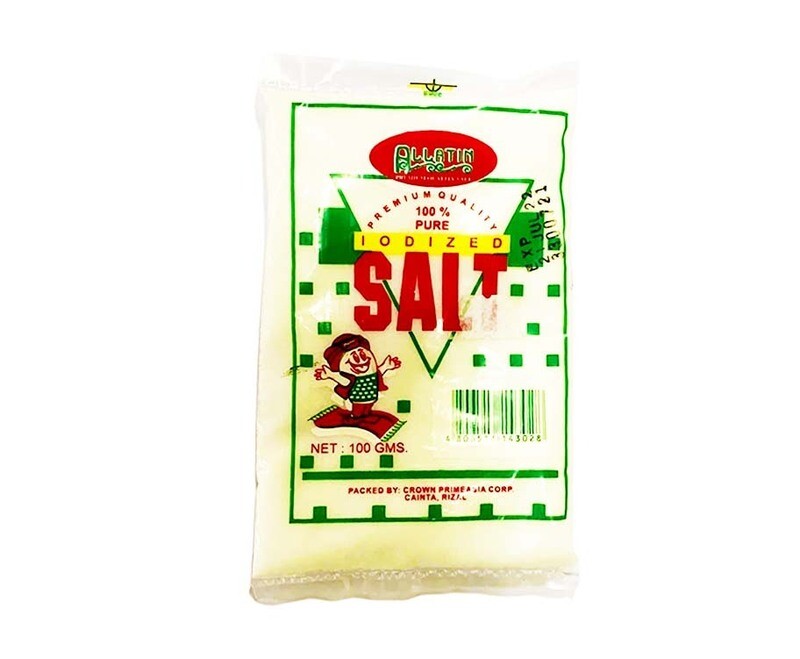 Allatin Premium Quality 100% Pure Iodized Salt 100g