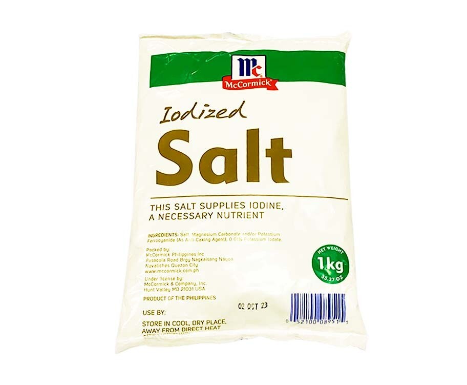 McCormick Iodized Salt 1kg