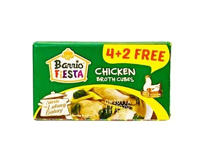 Barrio Fiesta Chicken Broth Cubes 6 Cubes 2.12oz (60g)
