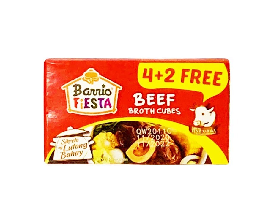 Barrio Fiesta Beef Broth Cubes 6 Cubes 2.12oz (60g)