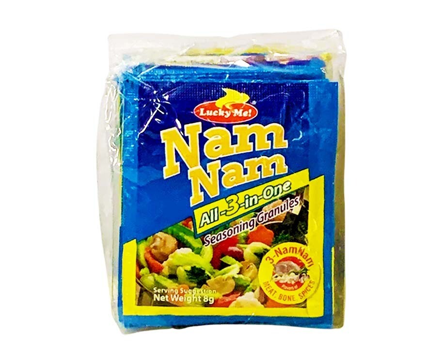 Lucky Me! Nam Nam All-3-in-One Seasoning Granules (12 Packs x 8g)