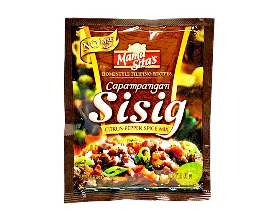 Mama Sita’s Homestyle Filipino Recipes Capampangan Sisig Citrus-Pepper Spice Mix 40g