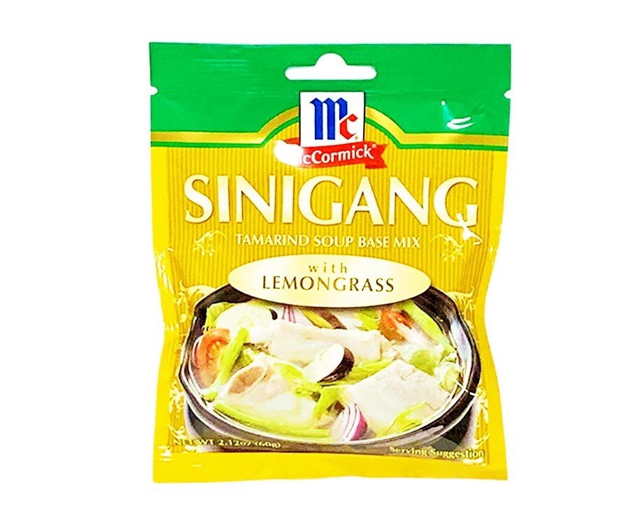 McCormick Sinigang Tamarind Soup Base Mix with Lemongrass 2.12oz (60g)