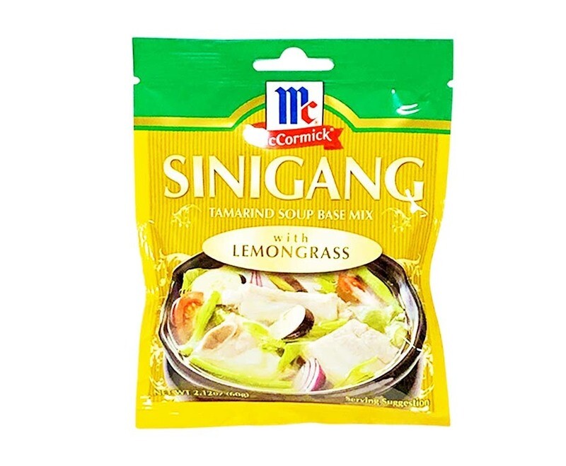McCormick Sinigang Tamarind Soup Base Mix with Lemongrass 2.12oz (60g)