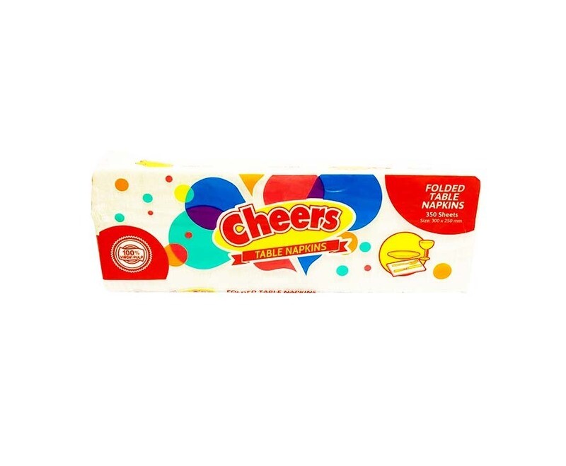 Cheers Table Napkins Folded Table Napkins 350 Sheets
