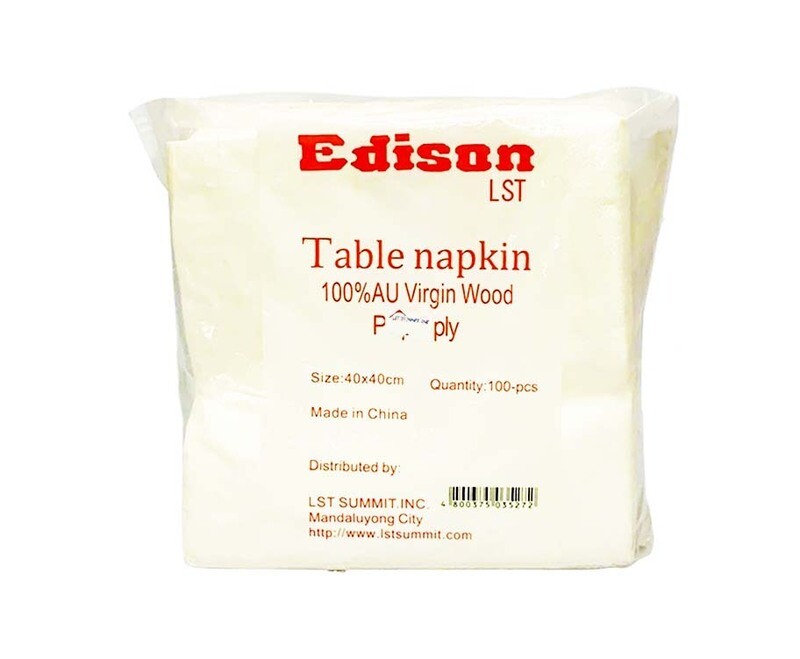 Edison LST Table Napkin Pulp Ply 100 Pieces