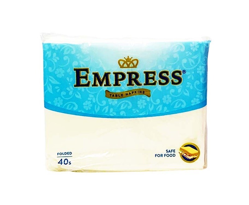 Empress Table Napkins Folded 40 Sheets