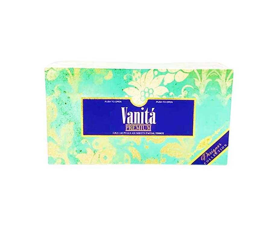 Vanitá Premium Softouch Facial Tissue 3-Ply 140 Pulls 420 Sheets