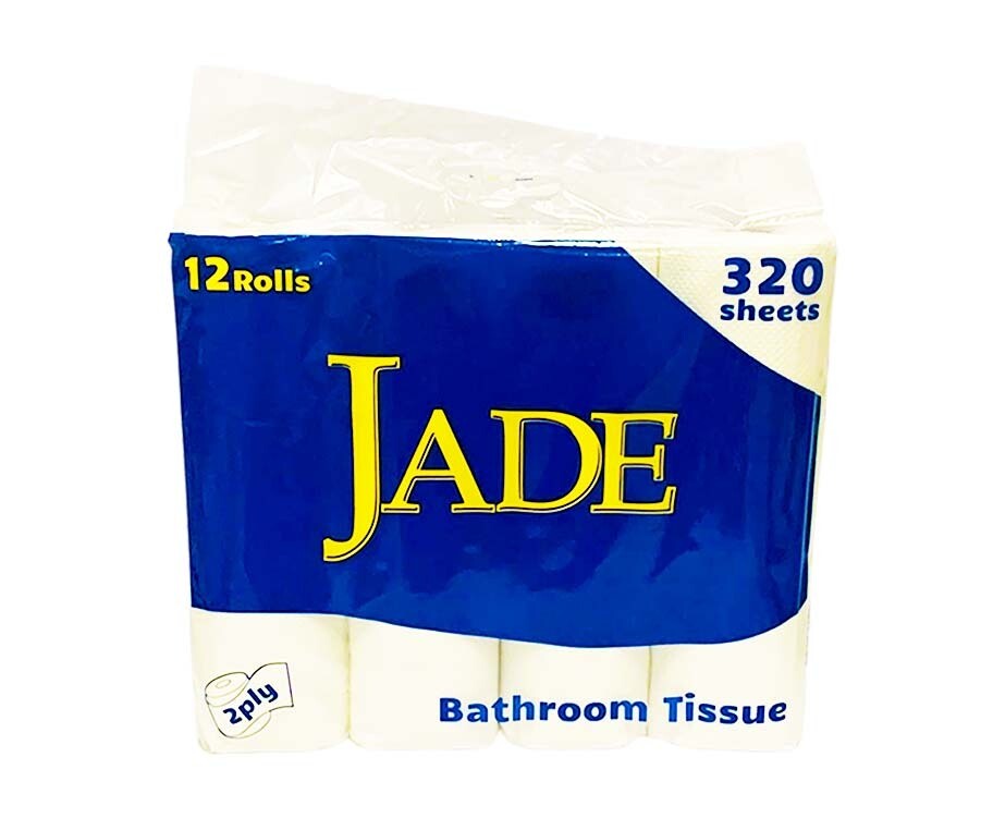 Jade Bathroom Tissue 2Ply 320 Sheets 12 Rolls