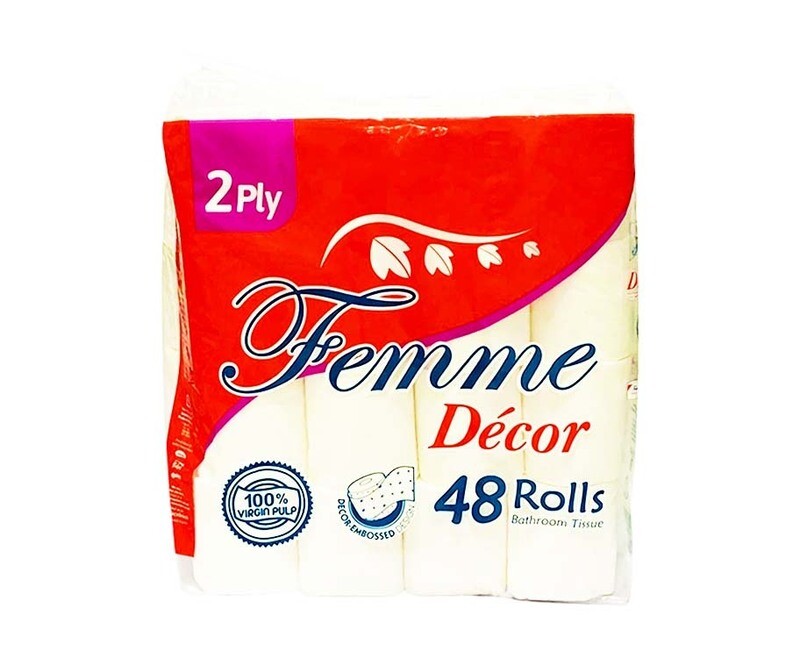 Femme Décor Bathroom Tissue 2-Ply 48 Rolls