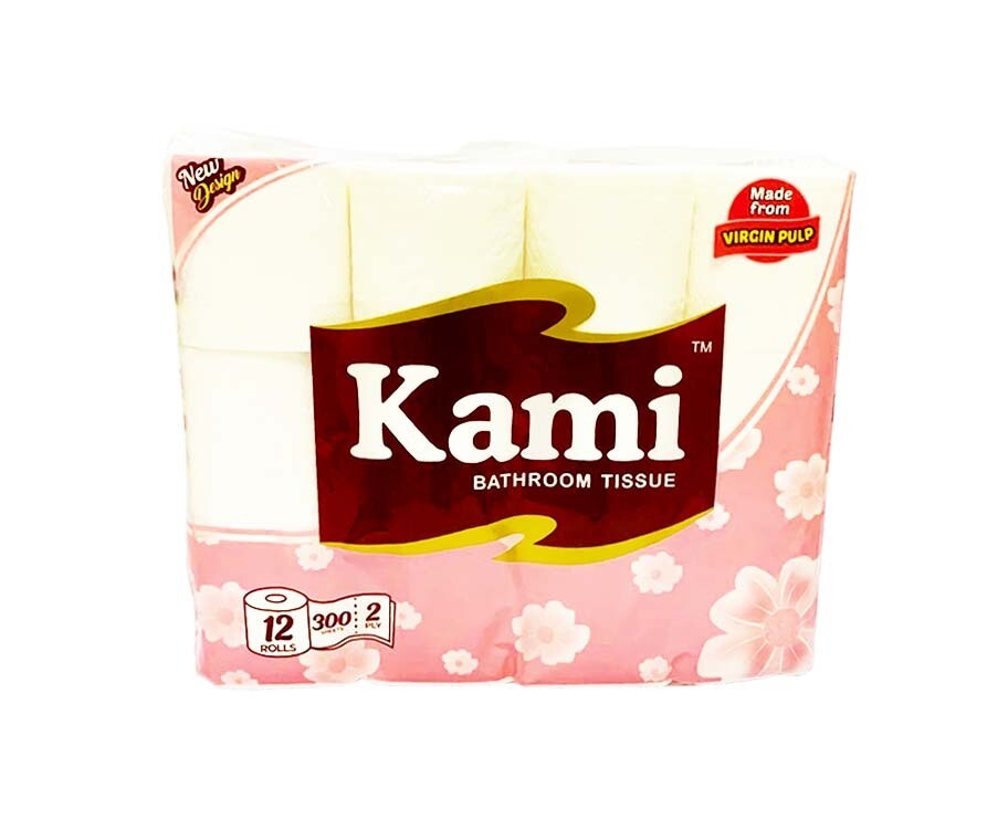 Kami Bathroom Tissue 2-Ply 300 Sheets 12 Rolls