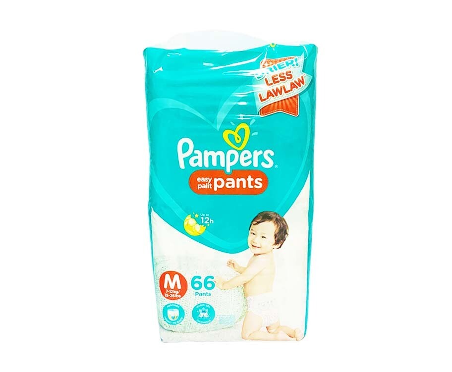 Pampers Easy Palit Pants Medium 7-12kg (15-26lbs) 66 Pants