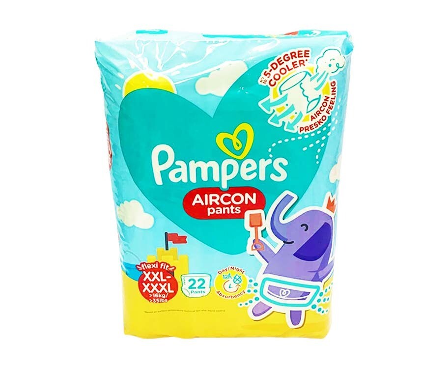 Pampers Aircon Pants Flexi Fit XXL- XXXL >16kg (>35lbs) 22 Pants