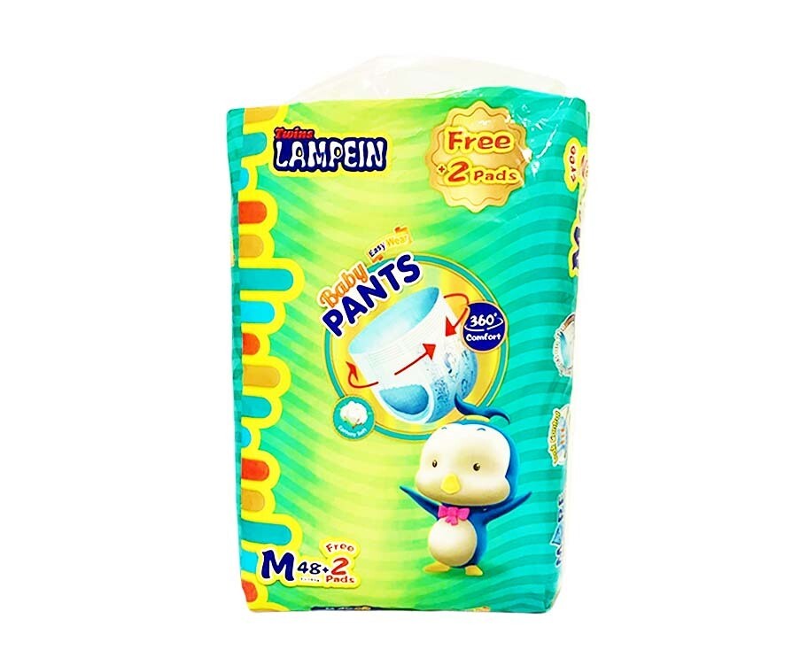 Twins Lampein Baby Easy Wear Pants Medium 7-13kg 48+2 Pads