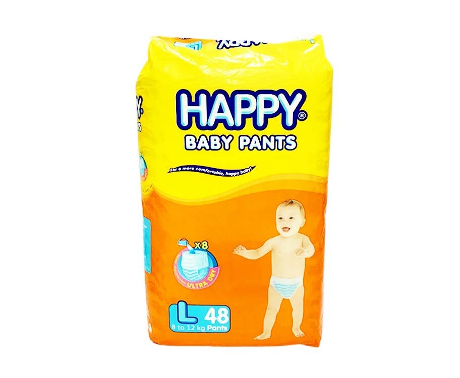 Happy Baby Pants Ultra Dry Large 8-12kg 48 Pants