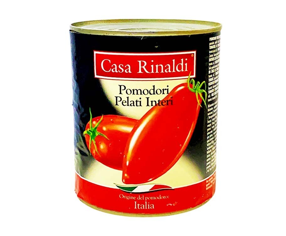 Casa Rinaldi Pomodori Pelati Interi Peeled Tomatoes 800g
