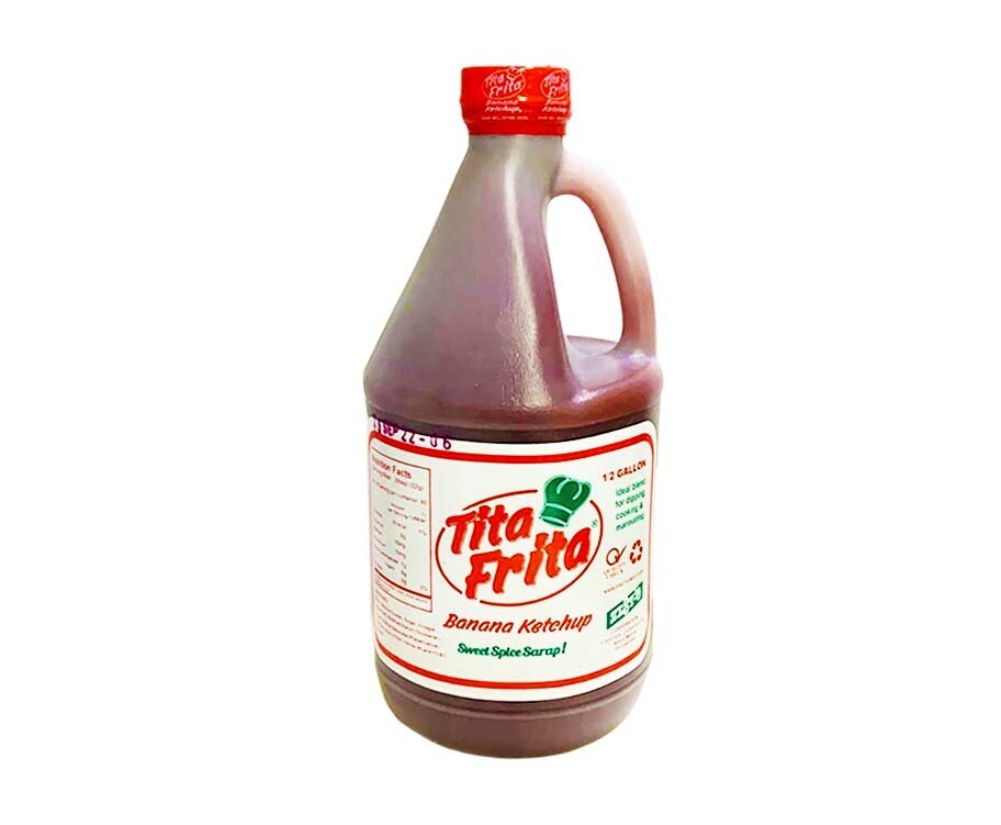 Tita Frita Banana Ketchup Sweet Spice Sarap 1/2 Gallon (1893g)