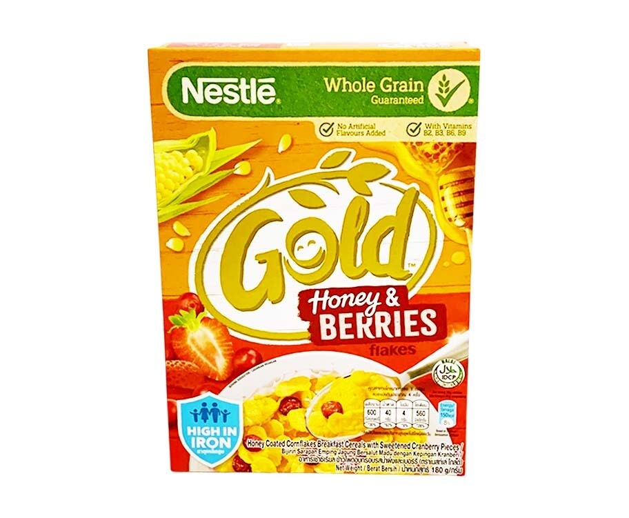 Nestlé Gold Honey &amp; Berries Flakes 180g
