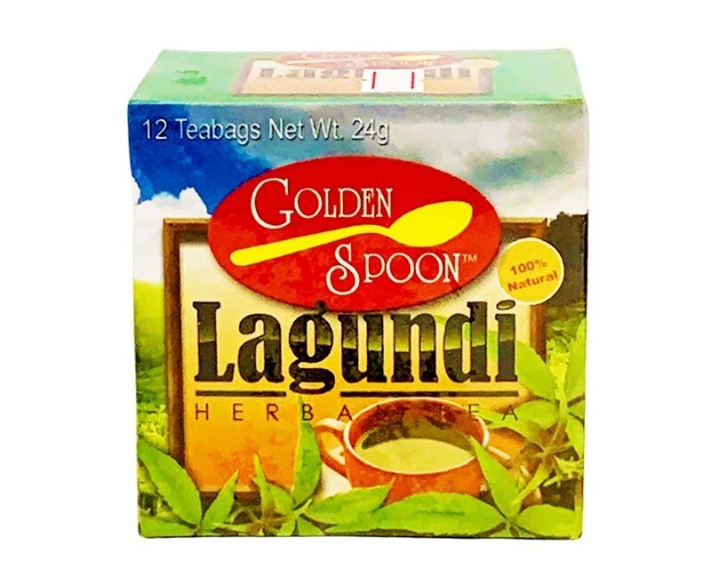 Golden Spoon Lagundi Herbal Tea 100% Natural 12 Teabags 24g