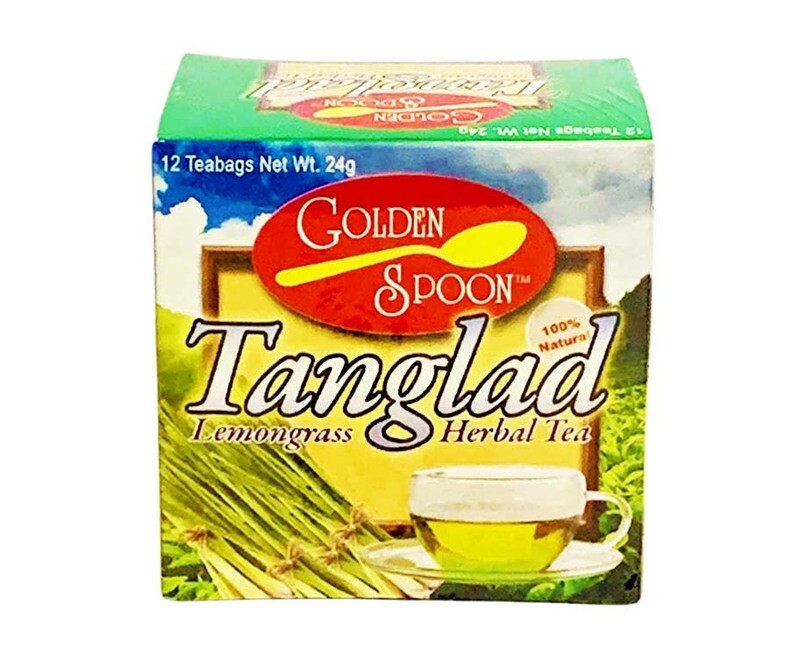 Golden Spoon Tanglad Lemongrass Herbal Tea 100% Natural 12 Teabags 24g