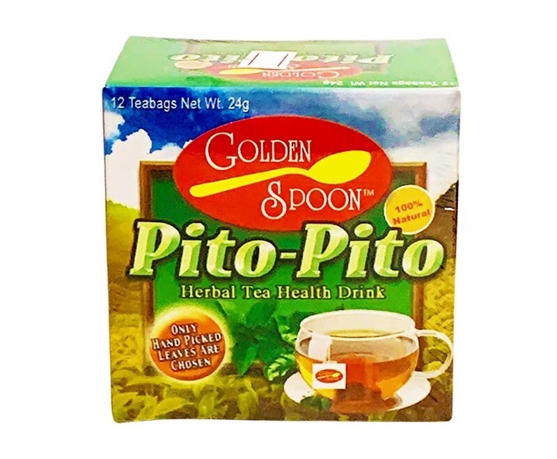 Golden Spoon Pito-Pito Herbal Tea Health Drink 100% Natural 12 Teabags 24g