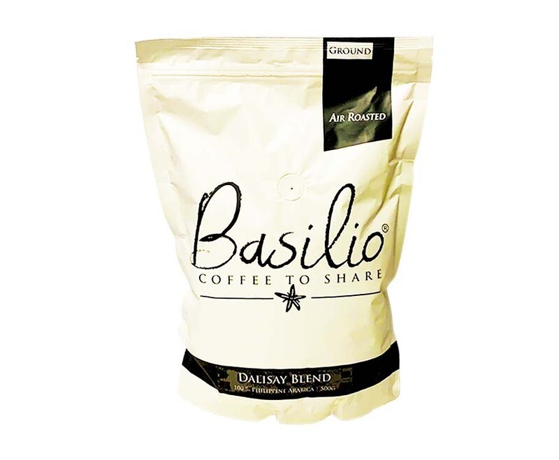 Basilio Coffee To Share Ground Air Roasted Dalisay Blend 500g