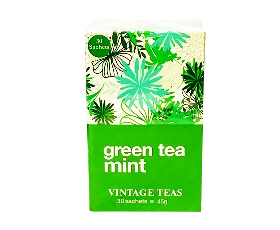 Vintage Teas Green Tea Mint 30 Sachets 45g