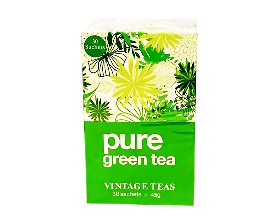Vintage Teas Pure Green Tea 30 Sachets 45g