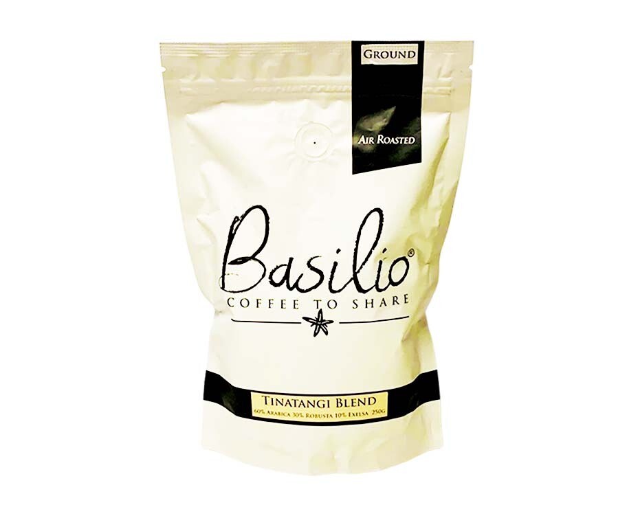 Basilio Coffee To Share Ground Air Roasted Tinatangi Blend 250g