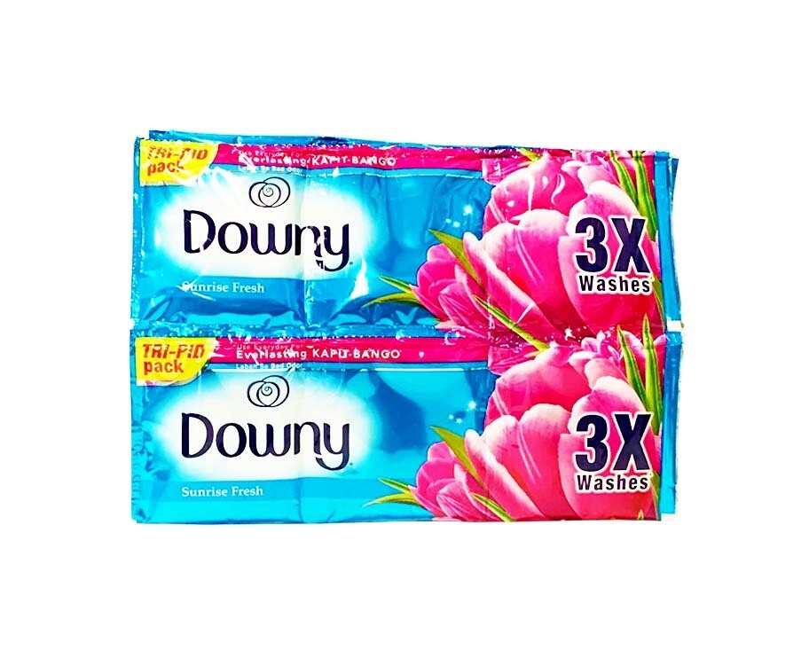 Downy Sunrise Fresh Fabric Conditioner Tri-pid Pack (6 Sachets x 66mL)