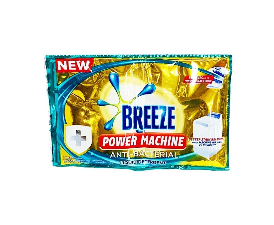 Breeze Power Machine Anti-Bacterial Liquid Detergent 60mL